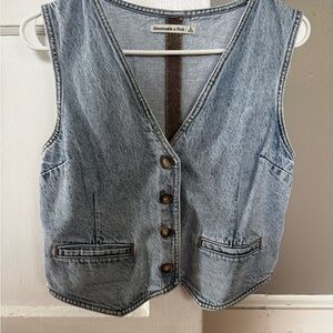 Abercrombie & Fitch Denim Vest